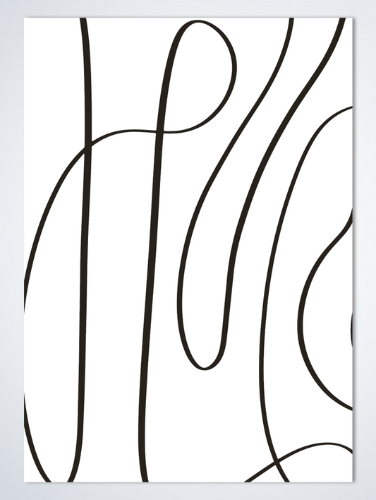 Line Art Feeling poster