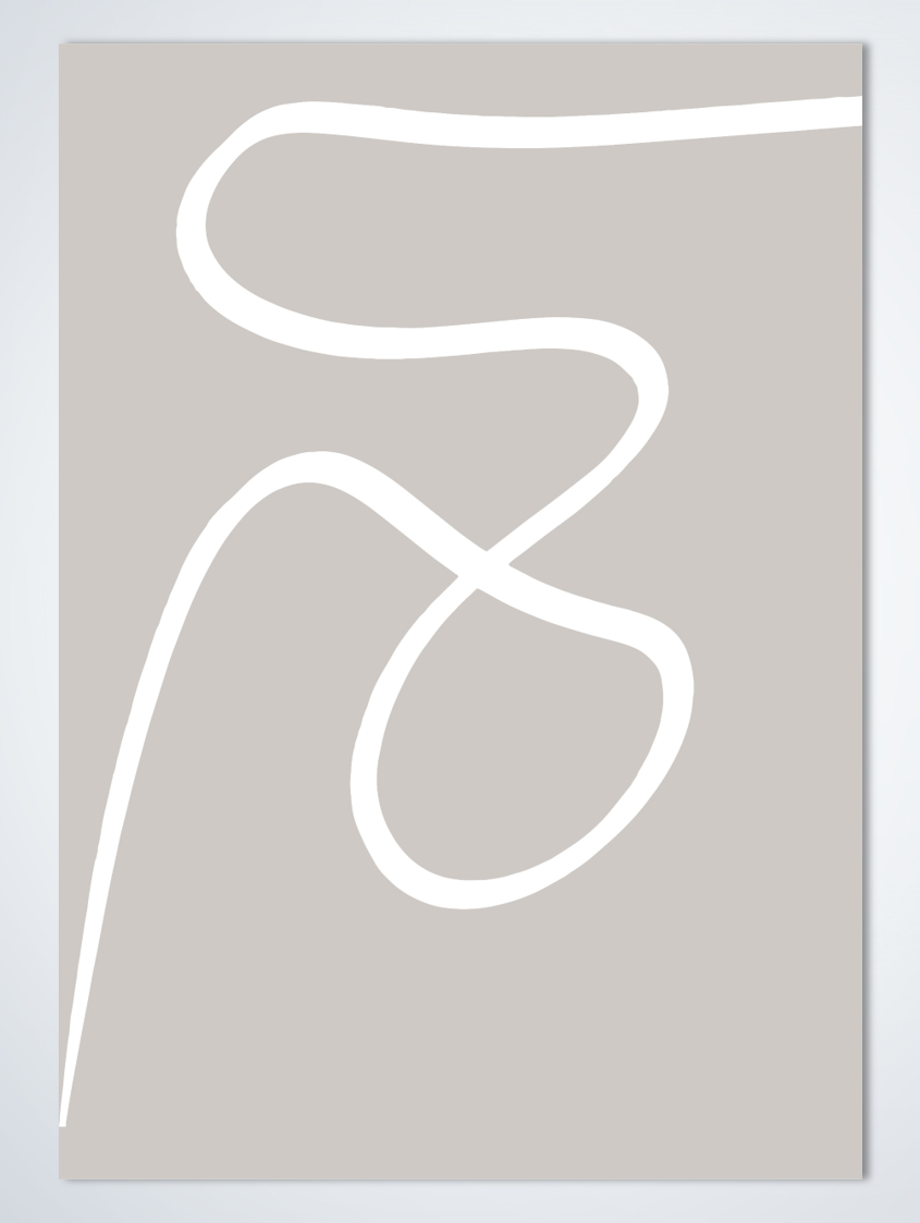 Line Art Simple poster