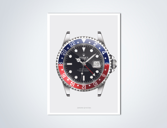 Rolex Pepsi GMT-Master II Poster