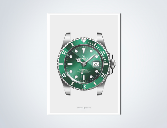 Rolex Submariner Hulk Poster
