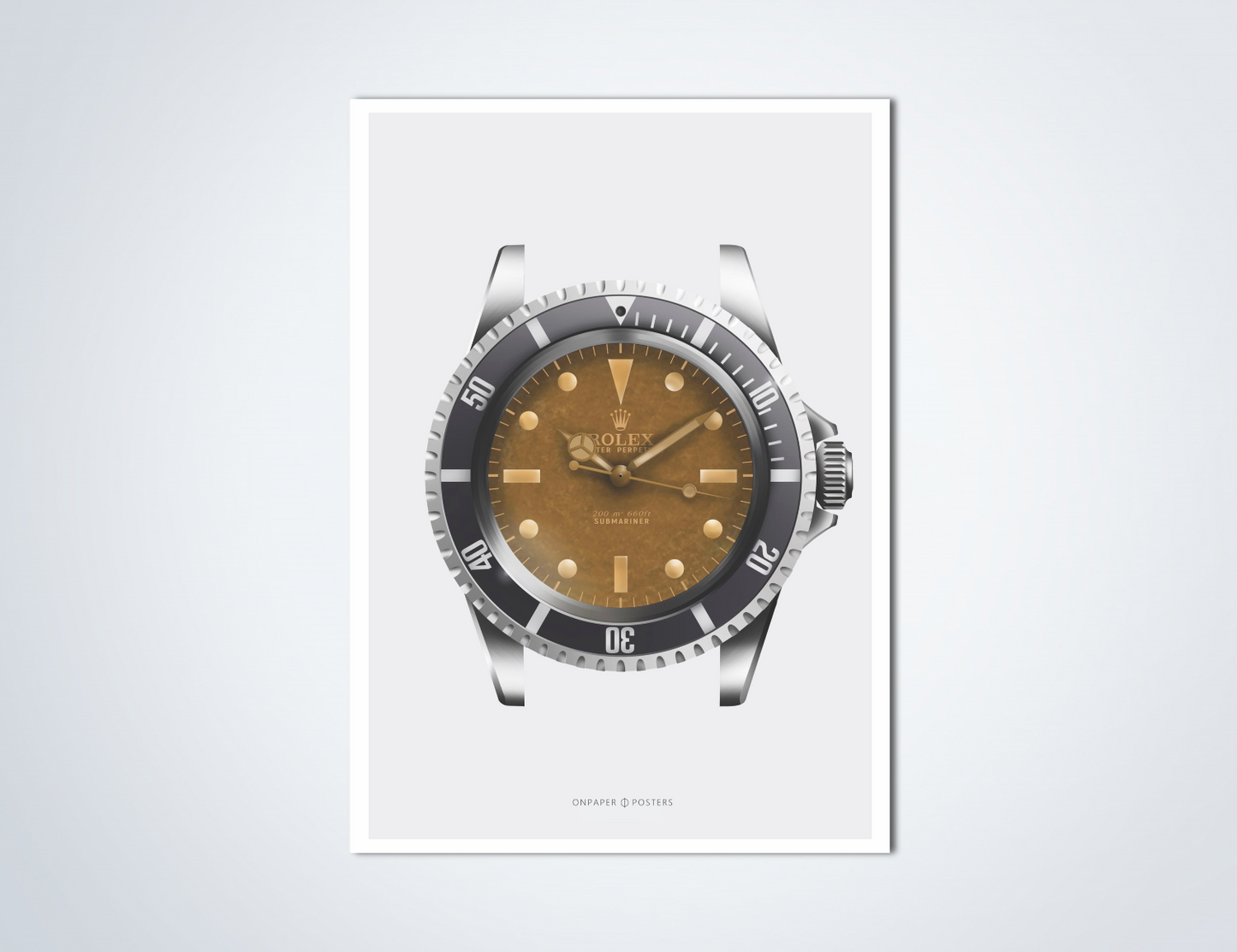 Horloge poster Rolex Submariner Classic