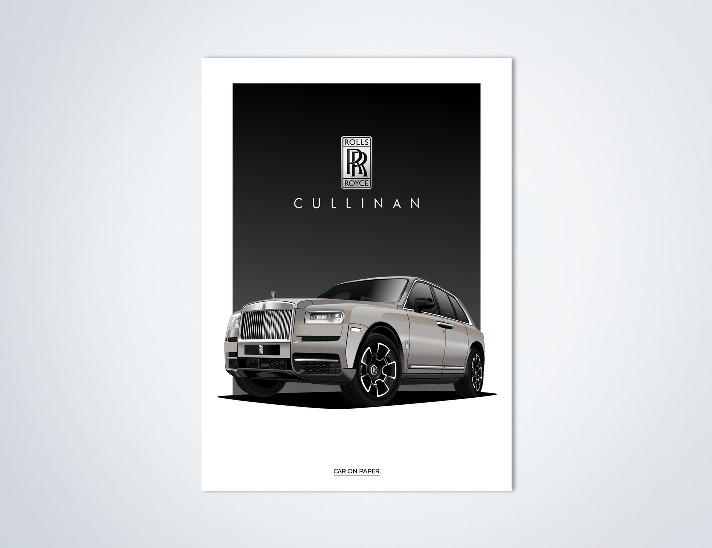 Rolls Royce Cullinan Creme Poster