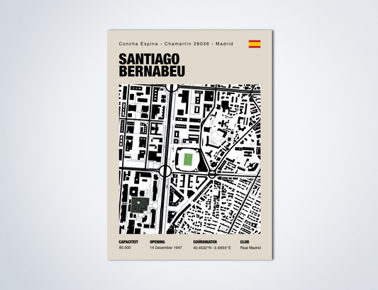 Santiago Bernabeu Poster
