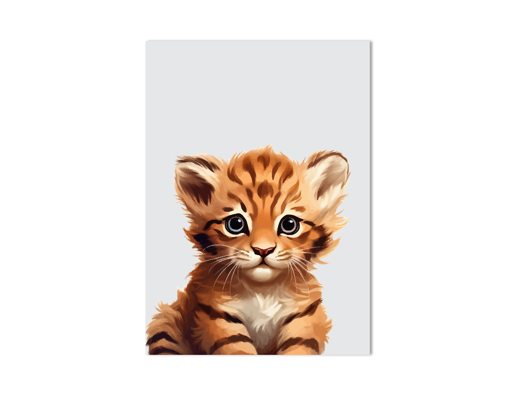 Tijger dierenposter