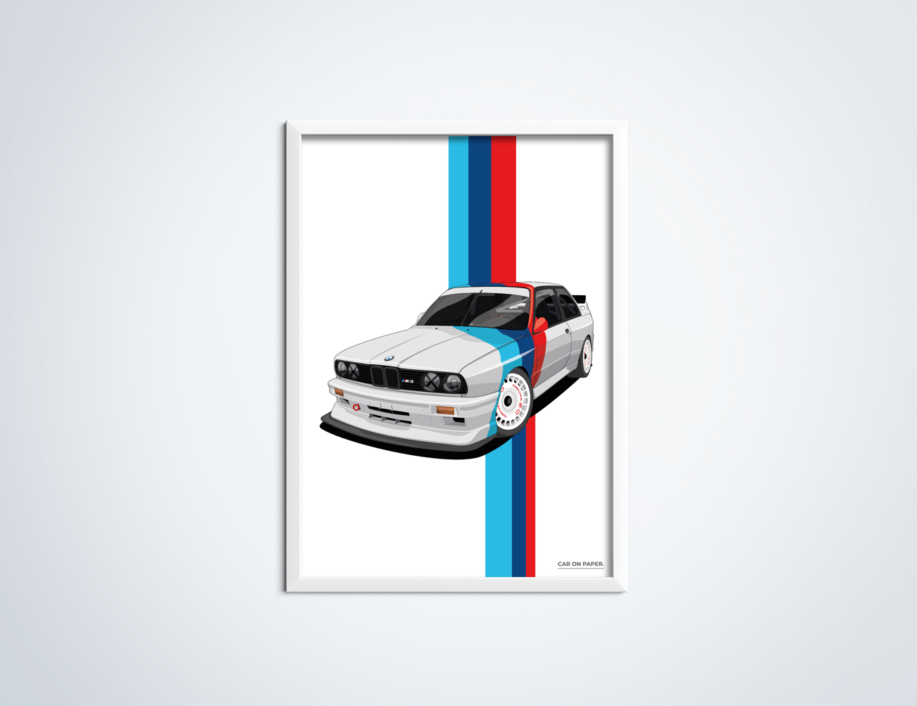 BMW M3 E30 DTM Poster in Lijst