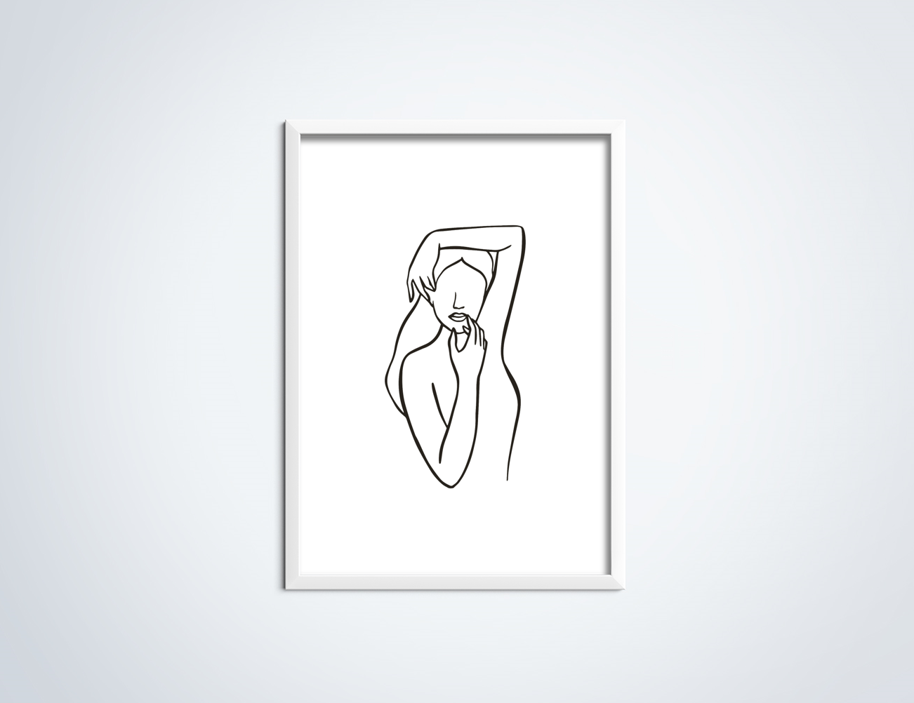 Line Art Pose poster