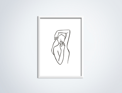 Line Art Pose poster